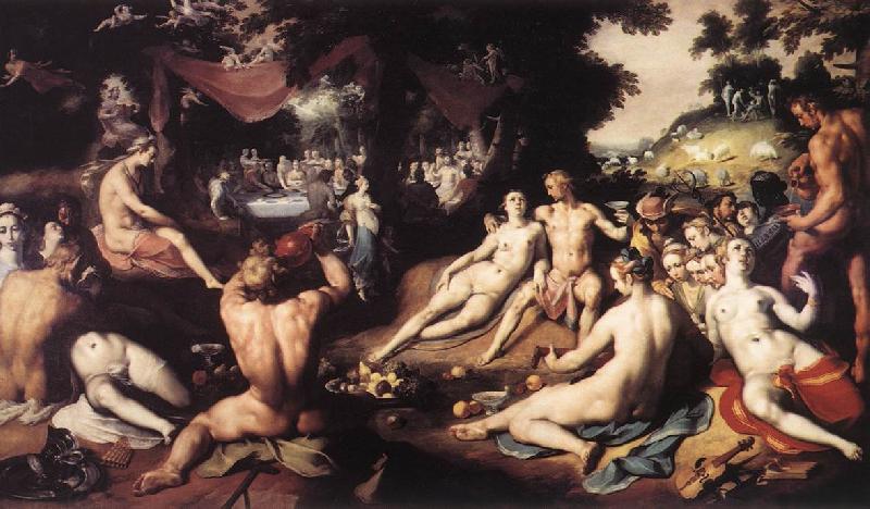 CORNELIS VAN HAARLEM The Wedding of Peleus and Thetis df oil painting picture